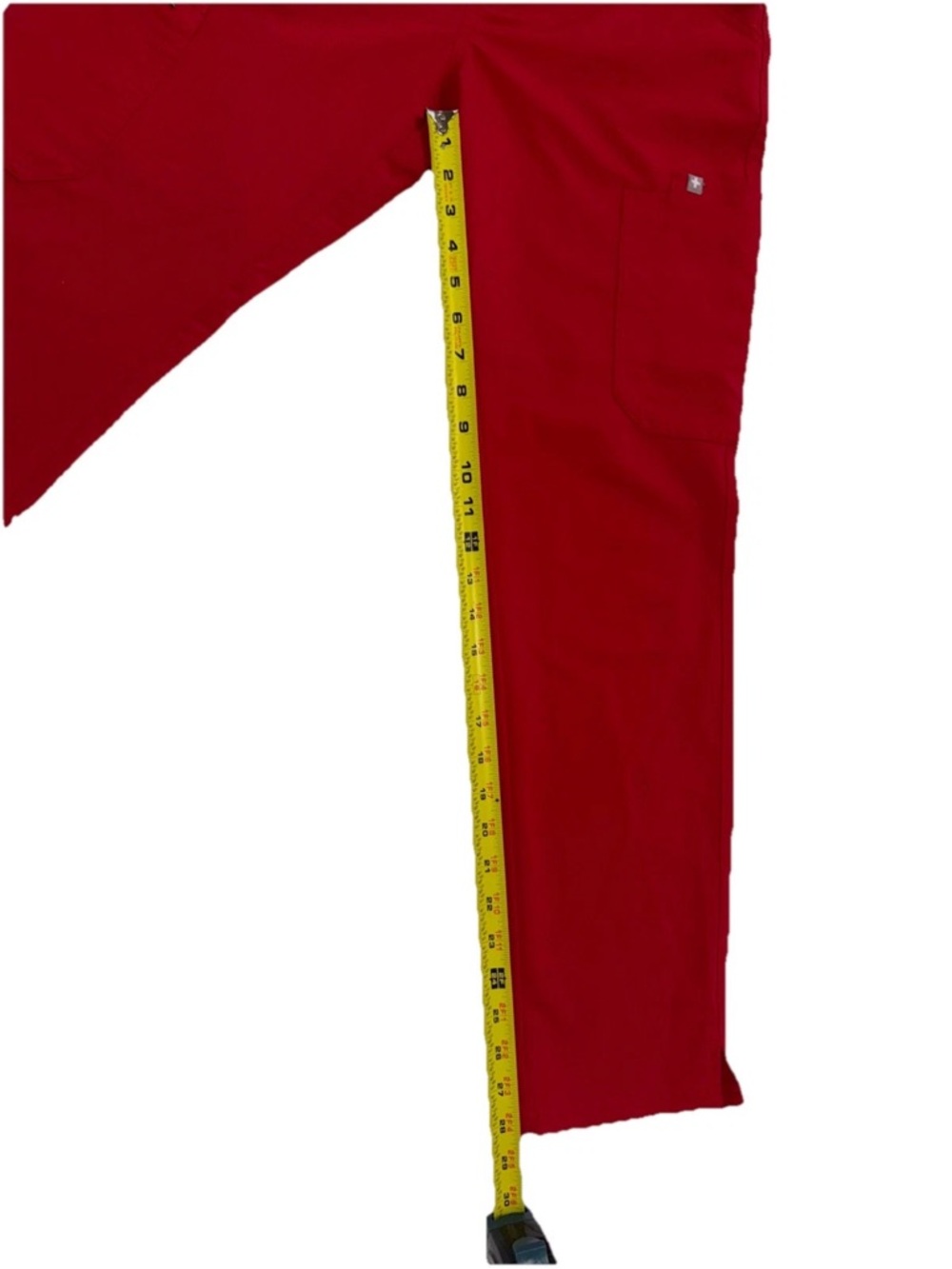 Figs women's Red Yola Skinny Scrub Pants Small - Picture 7 of 11
